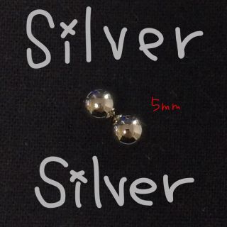 ラブレット マグピ。銀×銀(ピアス)
