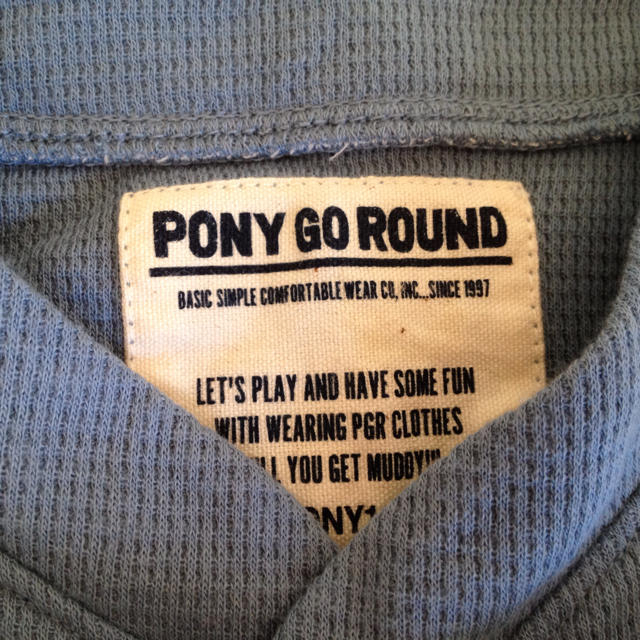 pony go round☻カーデ110 キッズ/ベビー/マタニティのキッズ服男の子用(90cm~)(その他)の商品写真