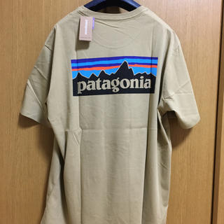 新品タグ付 パタゴニア オーガニックコットンTシャツ ロゴ L