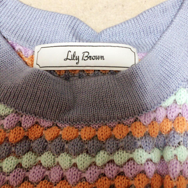 Lily Brown(リリーブラウン)のサマーニット レディースのトップス(ニット/セーター)の商品写真