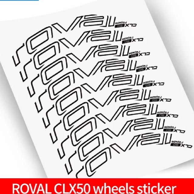 Specialized(スペシャライズド)のホイールデカール　clx50　roval スポーツ/アウトドアの自転車(パーツ)の商品写真