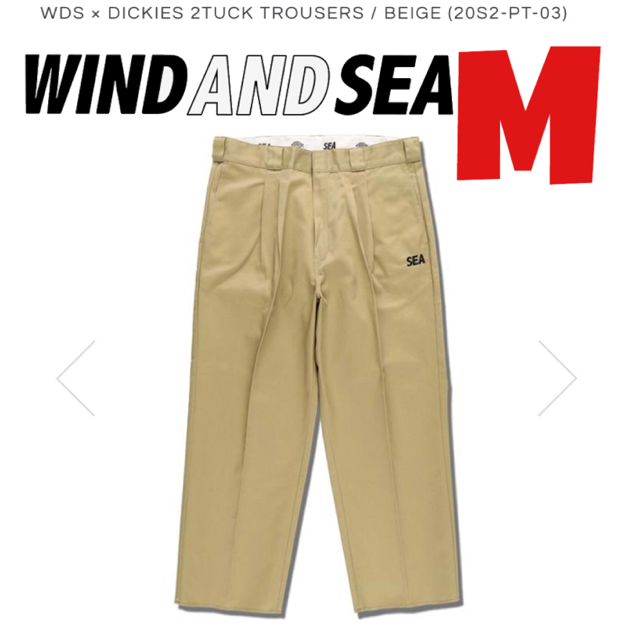 【M】WIND AND SEA x DICKIES 2TUCK TROUSERS