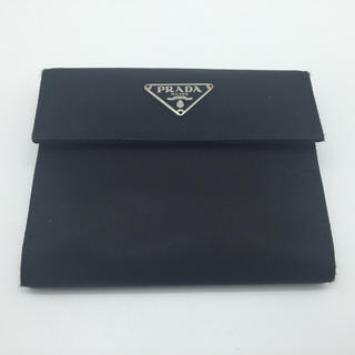 プラダ(PRADA)の良品 プラダ 折財布 ブラック (財布)
