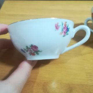 キャスキッドソン(Cath Kidston)のフランス陶器　ティーカップ2セット(グラス/カップ)