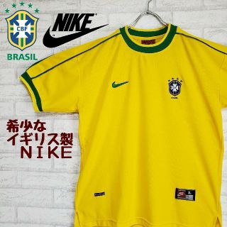 ナイキ(NIKE)の《値引き中》NIKE ナイキ ブラジルサッカー ゲームTシャツ 刺繍ロゴ(Tシャツ/カットソー(半袖/袖なし))