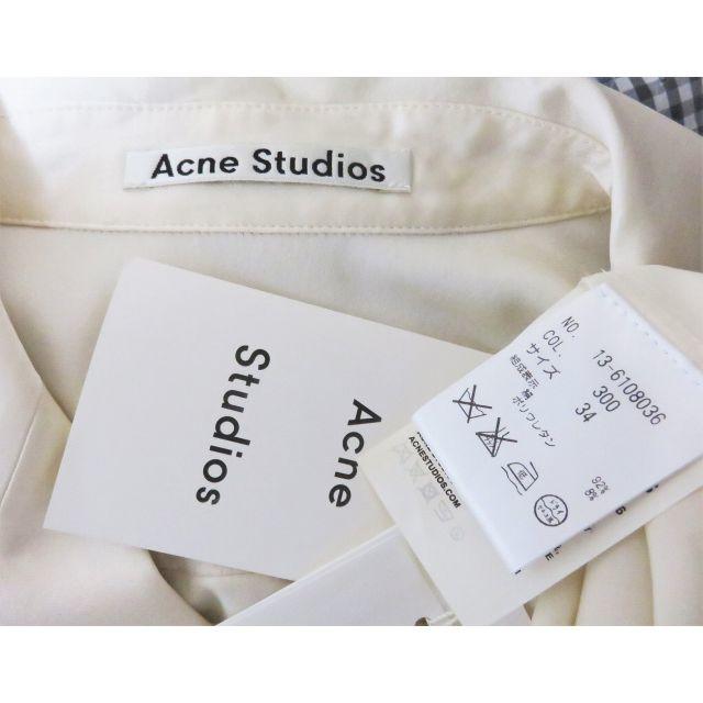 ACNE(アクネ)の定価5.7万 新品 Acne Studios シルク ALBION シャツ  レディースのトップス(シャツ/ブラウス(半袖/袖なし))の商品写真