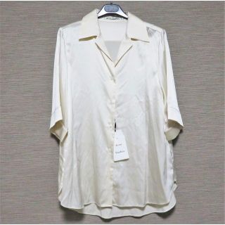 アクネ(ACNE)の定価5.7万 新品 Acne Studios シルク ALBION シャツ (シャツ/ブラウス(半袖/袖なし))