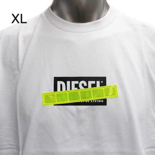 ディーゼル(DIESEL)の☆1点限り☆ DIESEL Tシャツ ホワイト 白 XLサイズ ディーゼル(Tシャツ/カットソー(半袖/袖なし))