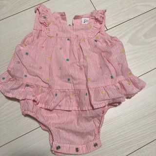 ベビーギャップ(babyGAP)のbabyGap  ノースリーブロンパース　女の子(ロンパース)