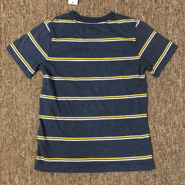 GAP Kids(ギャップキッズ)のタグ付き【GAP Kids ギャップキッズ】ボーダー半袖Tシャツ〈120〉 キッズ/ベビー/マタニティのキッズ服男の子用(90cm~)(Tシャツ/カットソー)の商品写真