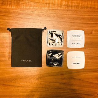 シャネル(CHANEL)の【新品】CHANEL サンプル4種+ロゴ入りミニ巾着(サンプル/トライアルキット)