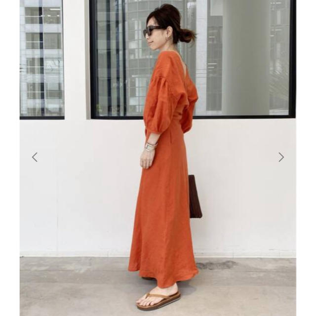 L'Appartement DEUXIEME CLASSE(アパルトモンドゥーズィエムクラス)の定価3.8万　L'Appartement Linen Madam Dress レディースのワンピース(ロングワンピース/マキシワンピース)の商品写真