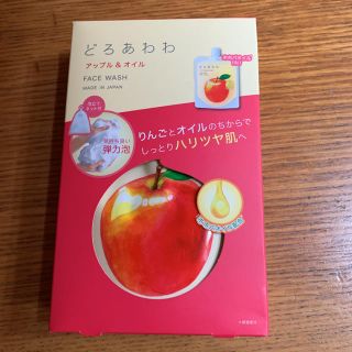 どろあわわ洗顔　アップル&オイル　110g  ネット付(洗顔料)