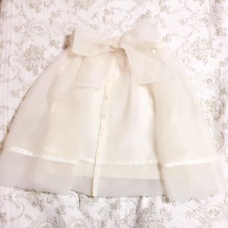 スナイデル(SNIDEL)のsnidel♡リボンチュールスカート(ミニスカート)