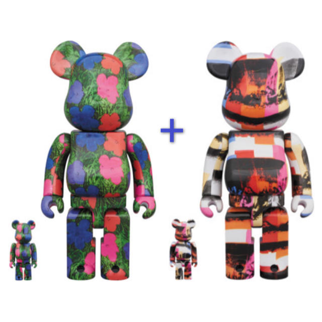 キャラクターグッズbe@rbrick ANDY WARHOL 100%400% 2体セット