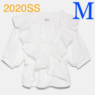 ザラ(ZARA)の＊2020SS＊ZARA フリルトップス(シャツ/ブラウス(半袖/袖なし))