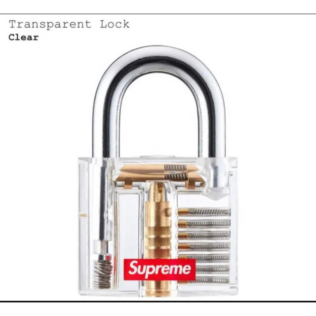 Supreme Transparent Lock 新品