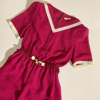 ロキエ(Lochie)のvintage ヴィンテージ インド 麻 ワンピース 70s レトロ(ロングワンピース/マキシワンピース)