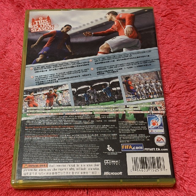 Xbox360(エックスボックス360)のFIFA07 SOCCER　XBOX360　英文版 エンタメ/ホビーのゲームソフト/ゲーム機本体(家庭用ゲームソフト)の商品写真