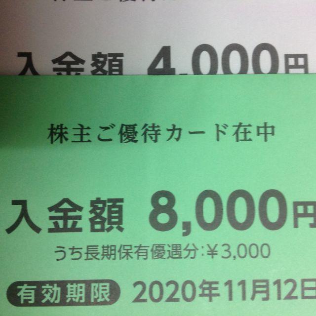西松屋　株主優待　12000円分
