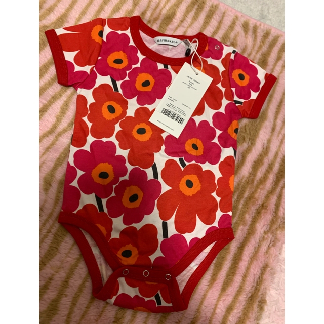 marimekko(マリメッコ)の日本限定marimekko【マリメッコ】ロンパース キッズ/ベビー/マタニティのベビー服(~85cm)(ロンパース)の商品写真