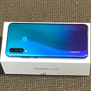 アンドロイド(ANDROID)のHUAWEI P30 Lite ピーコックブルー SIMフリー  64GB(携帯電話本体)