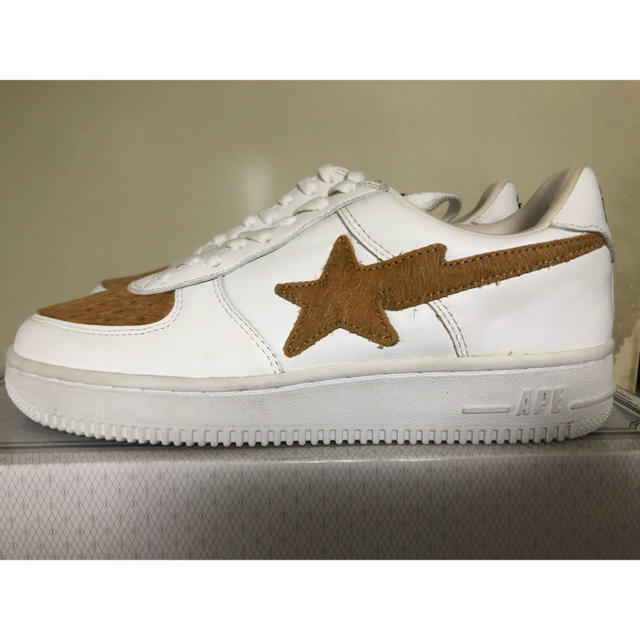 A BATHING APE(アベイシングエイプ)のAPE BAPESTA ハラコ US9 新品 メンズの靴/シューズ(スニーカー)の商品写真