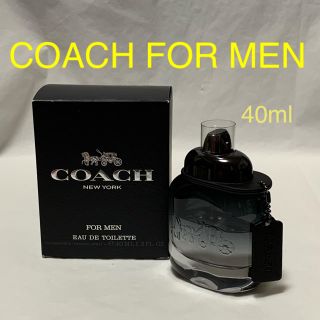 コーチ(COACH)のCOACH FOR MEN EDT コーチ マン オードトワレ 40ml 香水(香水(男性用))