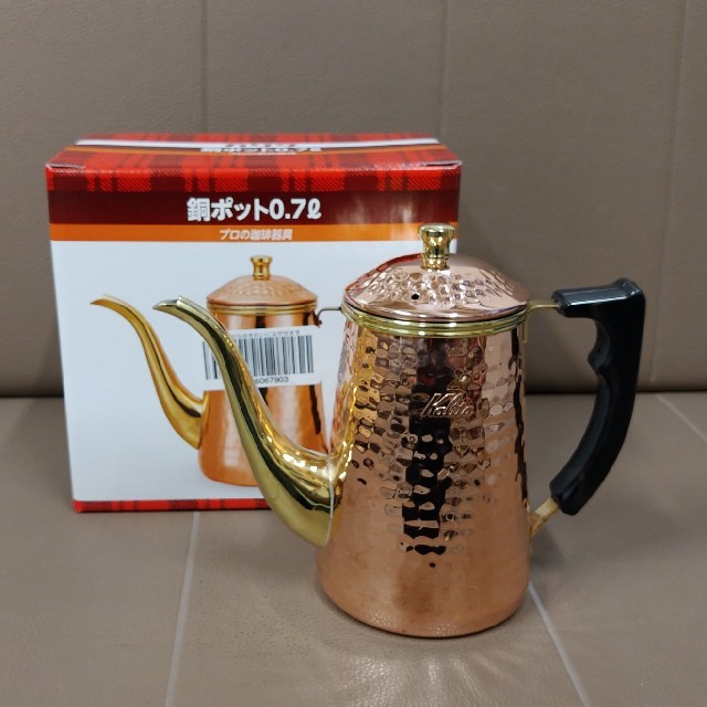 15986円 【正規通販】 カリタ コーヒーポット 銅製 スリム 銅 木柄ハンドル 0.7L かんたんドリップ 30枚×3個セットセット
