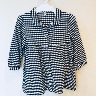 ムジルシリョウヒン(MUJI (無印良品))の無印良品 コットンシャツ 100cm(Tシャツ/カットソー)