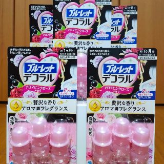 コバヤシセイヤク(小林製薬)のブルーレット デコラル アロマピンクローズの香り3本×5(日用品/生活雑貨)