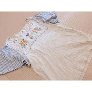 パラビオン(Par Avion)のパラビオン♡ハンカチ柄Tシャツ(Tシャツ(半袖/袖なし))