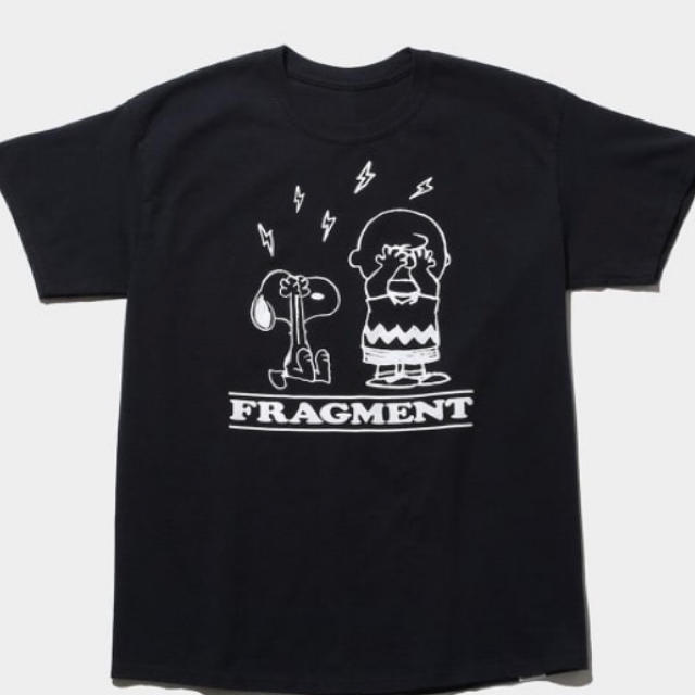 FRAGMENT(フラグメント)のTHE CONVENI FRAGMENT PEANUTS TEE BLACK L メンズのトップス(Tシャツ/カットソー(半袖/袖なし))の商品写真