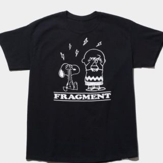 フラグメント(FRAGMENT)のTHE CONVENI FRAGMENT PEANUTS TEE BLACK L(Tシャツ/カットソー(半袖/袖なし))