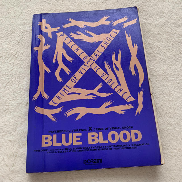 X JAPAN  /  BLUE BLOOD   バンドスコア エンタメ/ホビーの本(楽譜)の商品写真