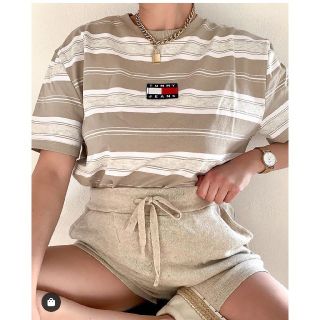 トミーヒルフィガー(TOMMY HILFIGER)のTOMMY JEANS マルチボーダーロゴＴシャツ(Tシャツ/カットソー(半袖/袖なし))