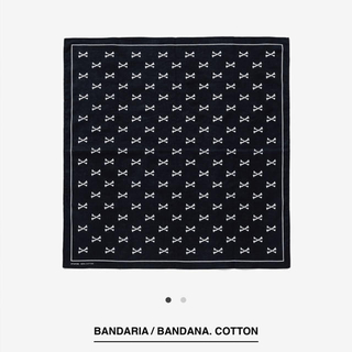 ダブルタップス(W)taps)のWTAPS BANDARIA / BANDANA. COTTON 黒(バンダナ/スカーフ)