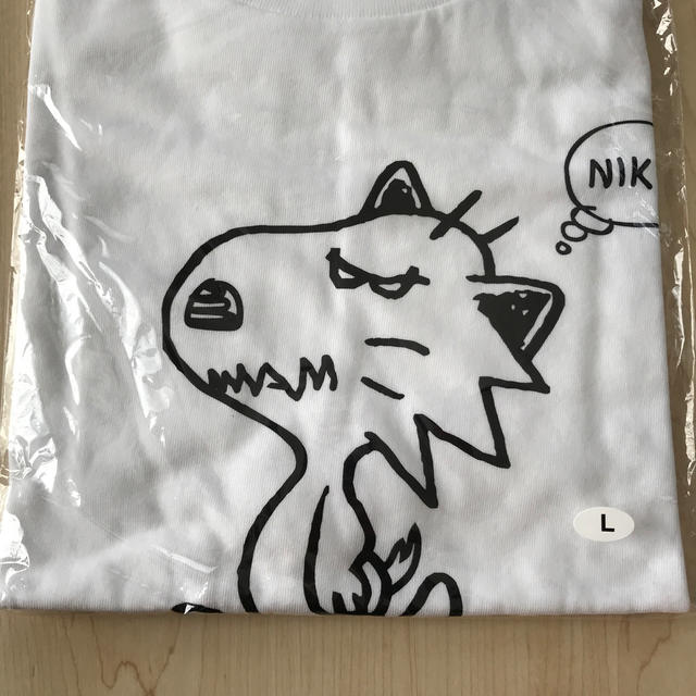 MAN WITH A MISSION(マンウィズアミッション)のマンウィズ/man with a mission/お散歩Tシャツ　新品未使用L メンズのトップス(Tシャツ/カットソー(半袖/袖なし))の商品写真