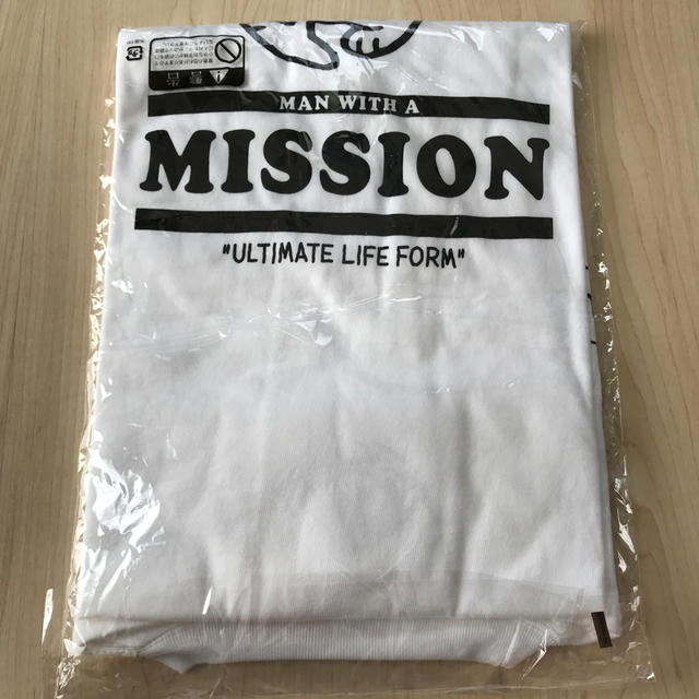 MAN WITH A MISSION(マンウィズアミッション)のマンウィズ/man with a mission/お散歩Tシャツ　新品未使用L メンズのトップス(Tシャツ/カットソー(半袖/袖なし))の商品写真