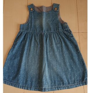 エイチアンドエム(H&M)の女の子デニムワンピース(ワンピース)