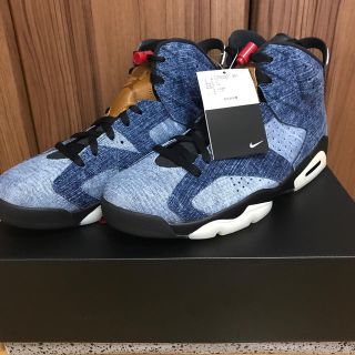 ナイキ(NIKE)のNIKE AIR JORDAN 6 Washed Denim 29cm(スニーカー)