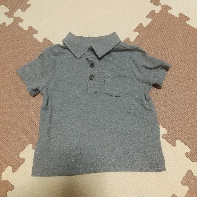 Old Navy(オールドネイビー)のOLD NAVY 半袖ポロシャツ 無地 12-18M キッズ/ベビー/マタニティのベビー服(~85cm)(シャツ/カットソー)の商品写真