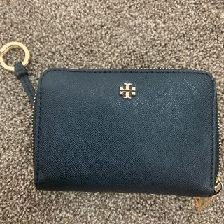 トリーバーチ(Tory Burch)のトリーバーチ  ミニ財布　ブラック　カード　キーケース(コインケース)