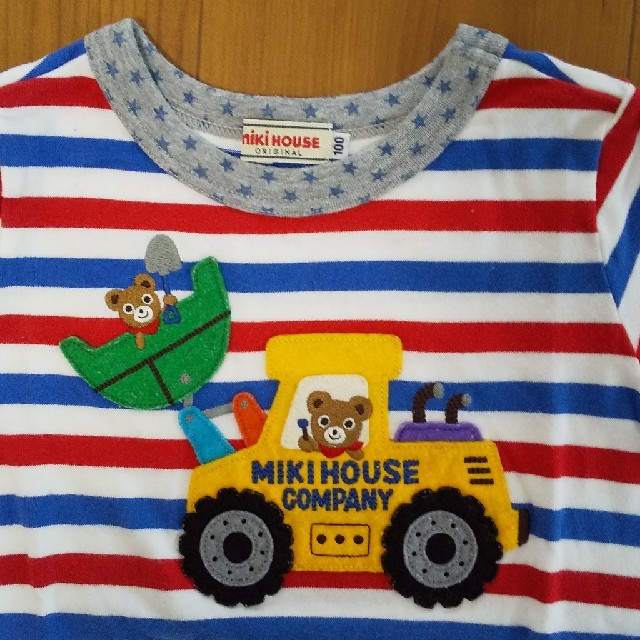 mikihouse(ミキハウス)のミキハウス ロンT100 キッズ/ベビー/マタニティのキッズ服男の子用(90cm~)(Tシャツ/カットソー)の商品写真