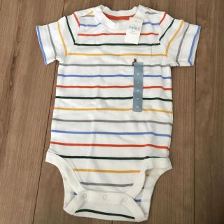 ベビーギャップ(babyGAP)の半袖ロンパース　80  新品未使用　babygap(ロンパース)