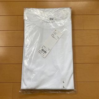 ユニクロ(UNIQLO)のエアリズムコットンオーバーサイズTシャツ　ホワイト(Tシャツ/カットソー(半袖/袖なし))