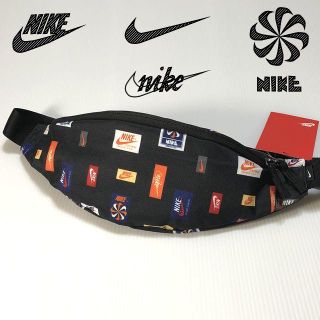 ナイキ(NIKE)のNIKE ナイキ ヘリテージ ヒストリカルロゴ ウエストポーチ ウエストバッグ(ボディバッグ/ウエストポーチ)