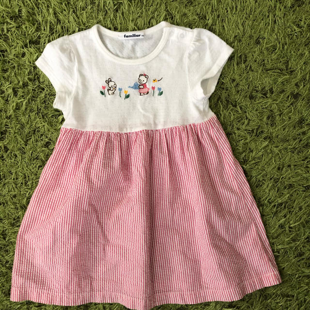 familiar(ファミリア)のファミリア  ワンピース　90 キッズ/ベビー/マタニティのキッズ服女の子用(90cm~)(ワンピース)の商品写真