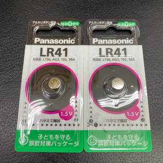 パナソニック(Panasonic)のアルカリボタン電池 LR41(バッテリー/充電器)