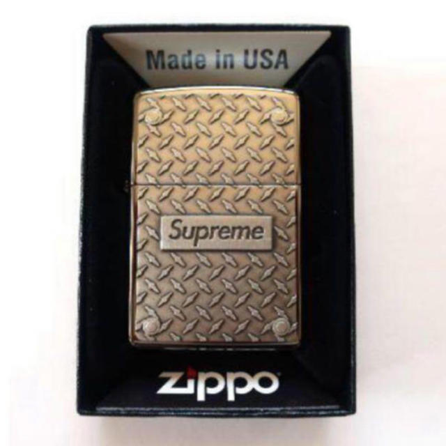 19Supreme Diamond Plate Zippoジッポライター